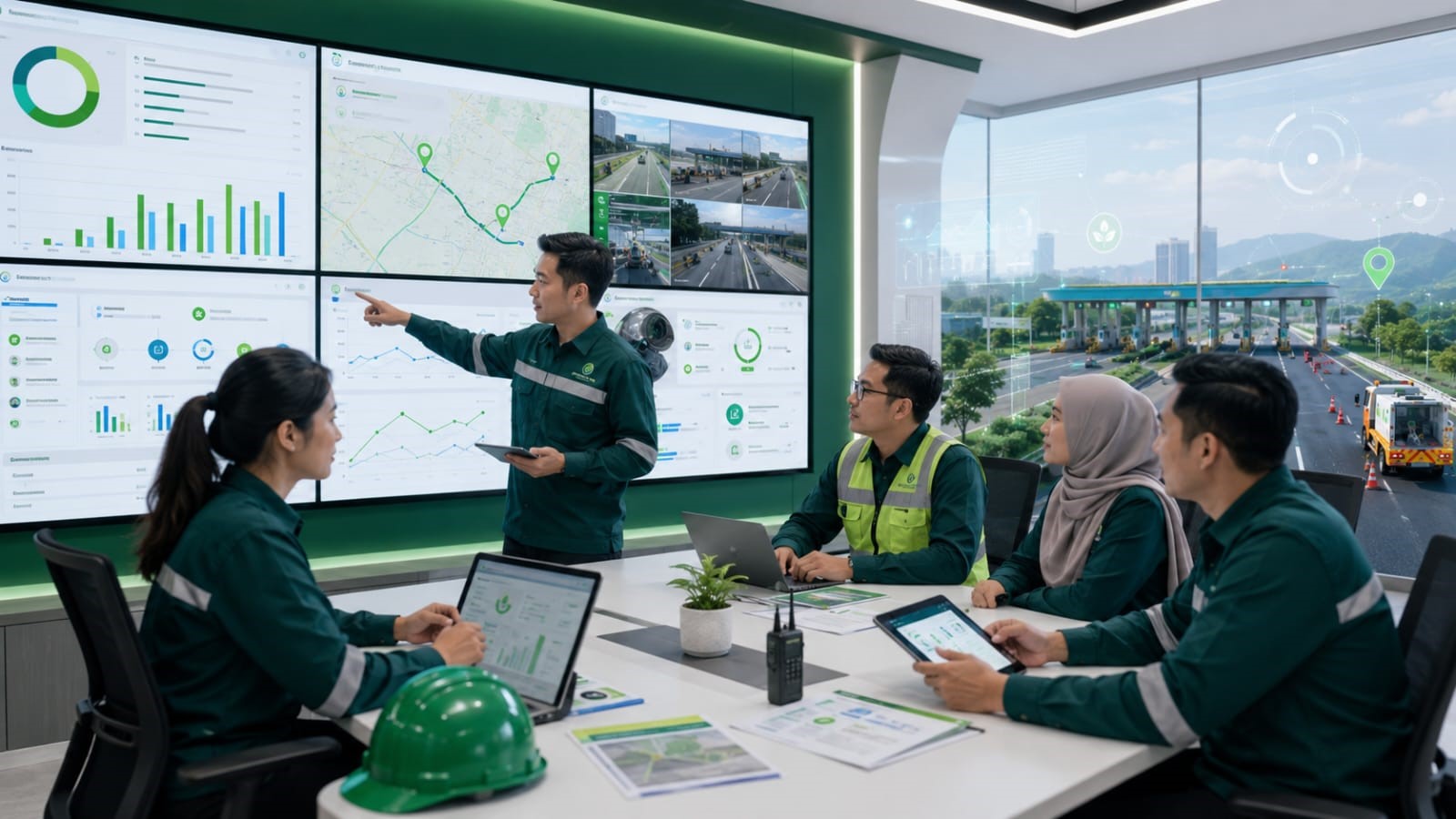 Screenshot dashboard aplikasi