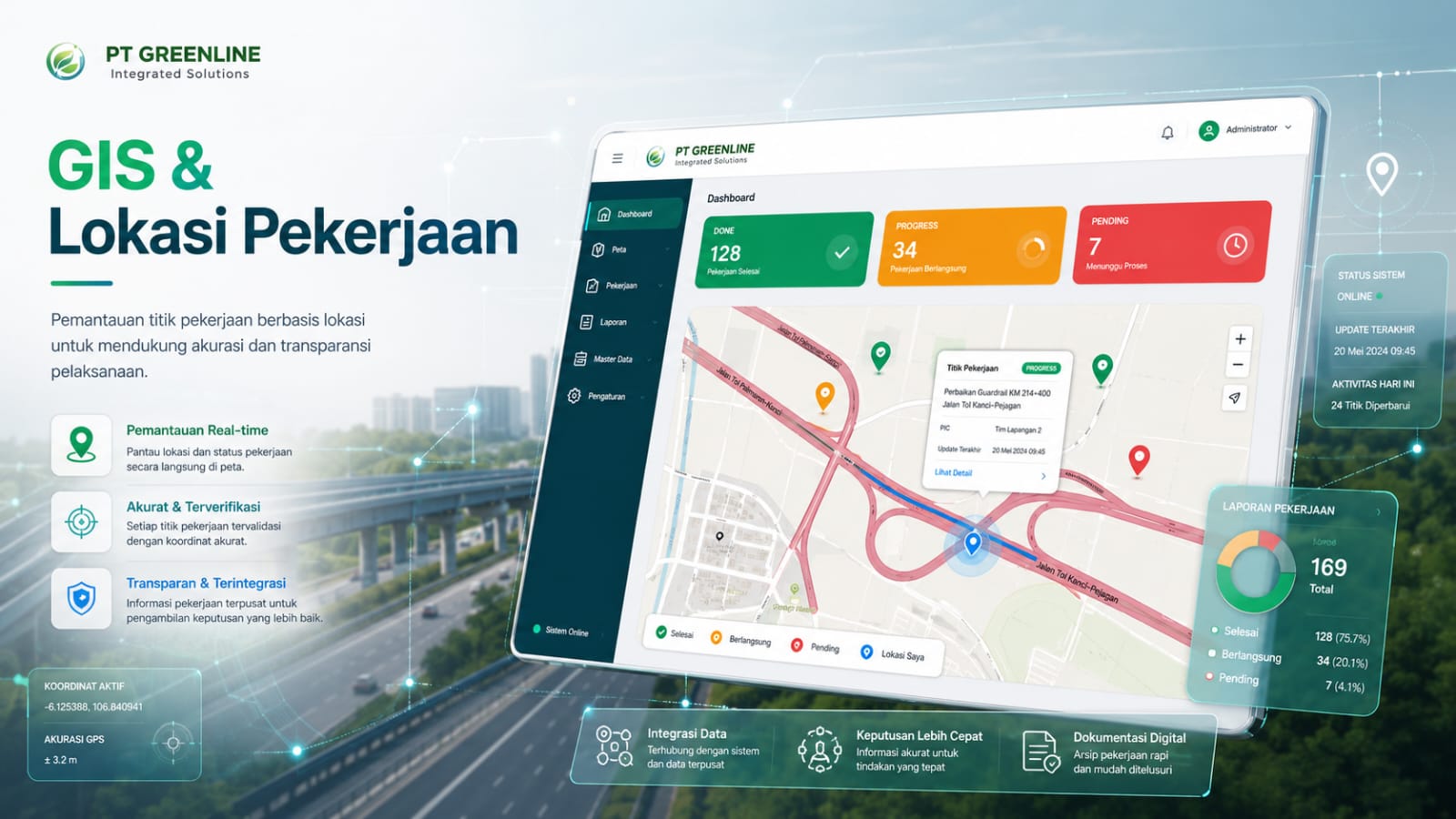 Screenshot GIS aplikasi